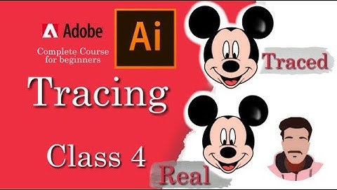 Adobe Illustrator complete course - Class 4 TRACING by using Pen Tool | in Hindi | Imroz Alam