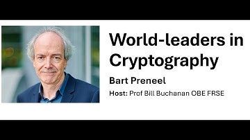 World-leaders in Cryptography: Bart Preneel