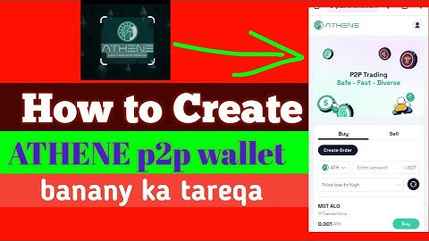 How to create ATHENE p2p wallet! ATHENE p2p wallet