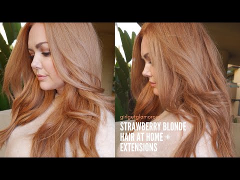 Strawberry Blonde Hair At Home My Updated Formula The Best