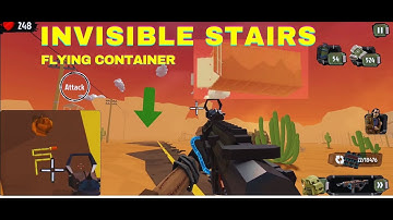 Invisible Stairs & How to get the Flying Container - The Walking Zombie 2