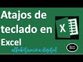 Atajos de teclado en Excel