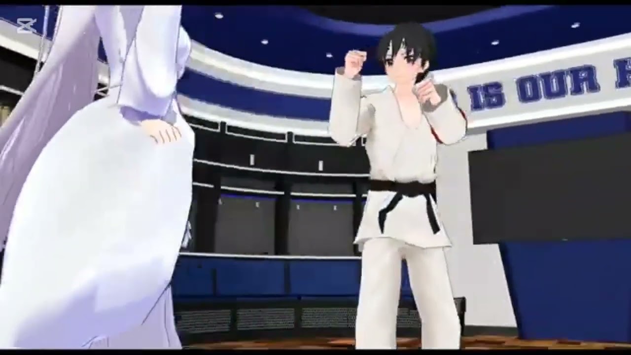 FLIRTING IS PART OF THE FUN MMD FIGHT!!!!!