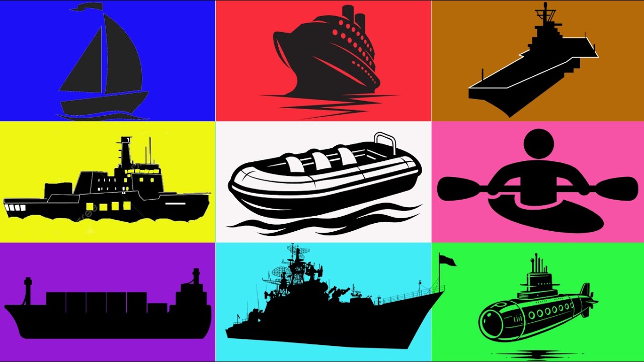 Putaran Kejutan: Perahu Layar, Kapal Pesiar, Kapal Induk, Kapal Feri, Perahu Karet, Kano, Kapal P...