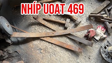 Rèn dao tông quắm và dao lính từ thép nhíp uoat nga 469! quá bén! hàng lỗi 1 đổi 1