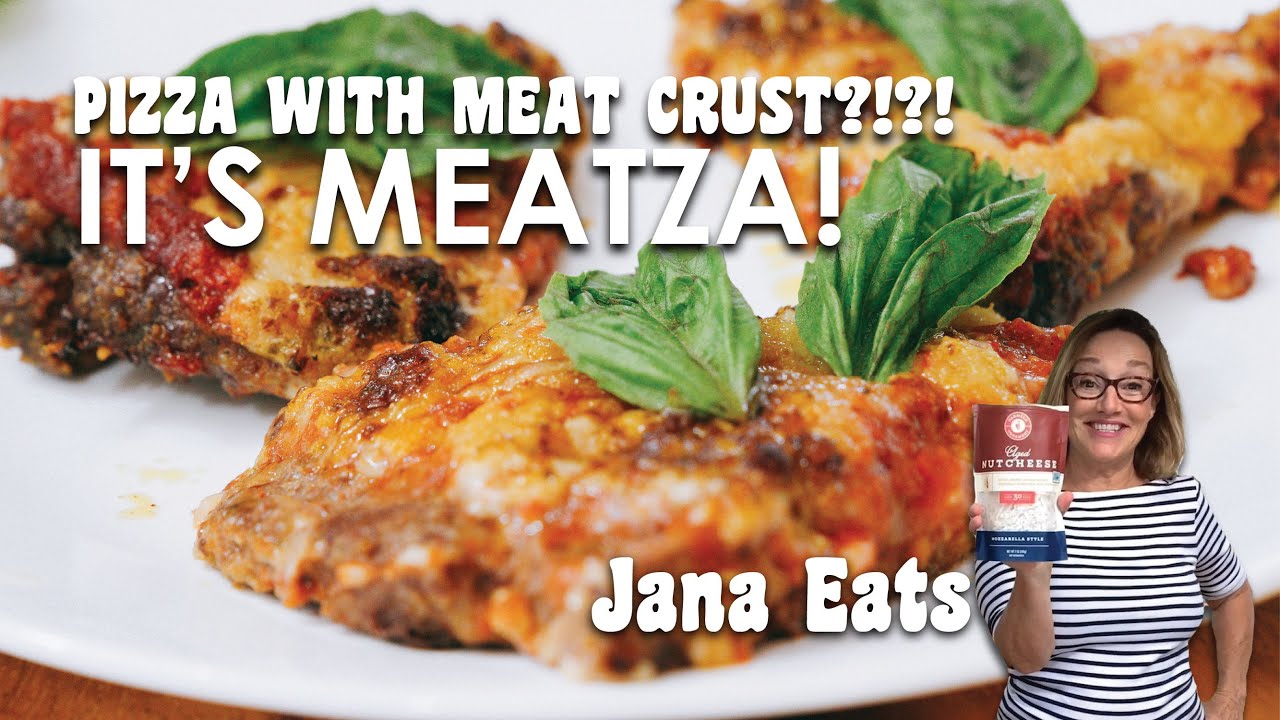 Meatza!! Keto Meat Crust Pizza Jana Eats YouTube