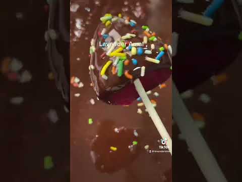 شمع الفرواله بالشكولاتة