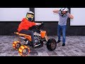 Дрифт на колёсах из СКОТЧА... СУМАСШЕДШАЯ идея.Drift quad duct tape Tires.