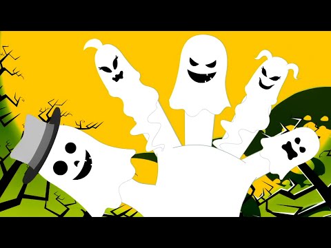 Призрак семья пальцев | хэллоуин видео для детей | детские стишки | мультфильмы