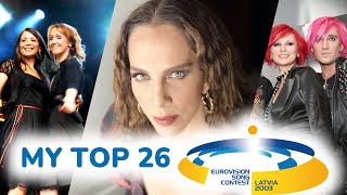 Eurovision 2003 - My Top 26