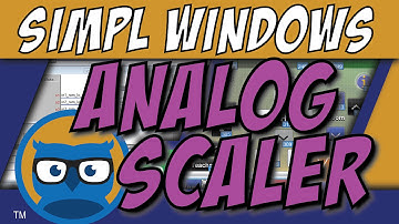 Crestron SIMPL Windows ANALOG SCALER Symbol Tutorial