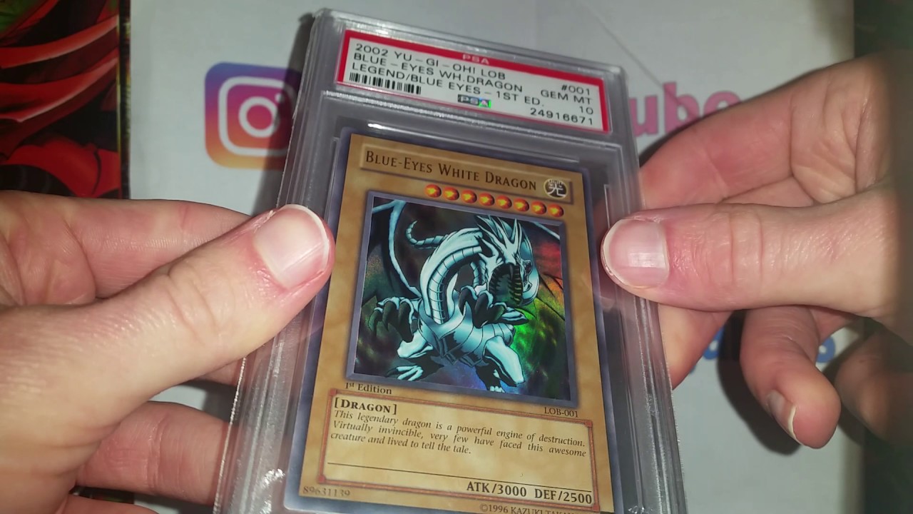 Yugioh 800 MAIL DAY Legend of the Blue Eyes White Dragon LOB 1st
