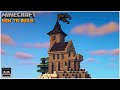 Minecraft Mountaintop Castle Tutorial!