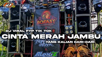 DJ CINTA MERAH JAMBU BASS PARTY KARNAVAL VIRAL TIK TOK‼️ CINTAKU HANYA KAMU AHH #trending