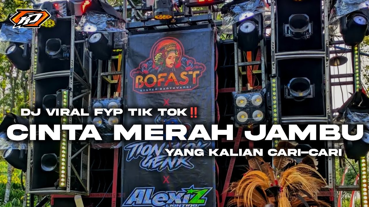 DJ CINTA MERAH JAMBU BASS PARTY KARNAVAL VIRAL TIK TOK‼️ CINTAKU HANYA KAMU AHH #trending