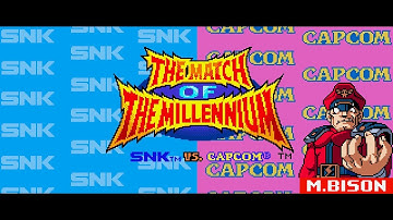 [NGPC] SNK vs. Capcom: The Match of the Millennium (1999) - Tourney - M.Bison Playthrough