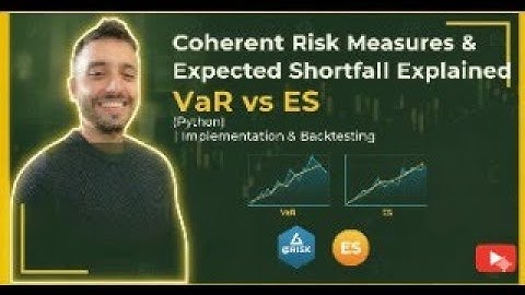 Coherent Risk Measures & Expected Shortfall Explained | VaR vs ES