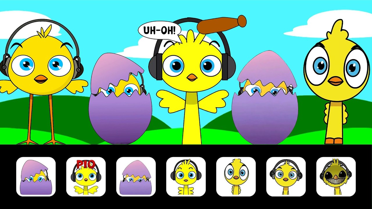 Sprunki OC All Pulcino Pio | All Phase 1 to Phase 5