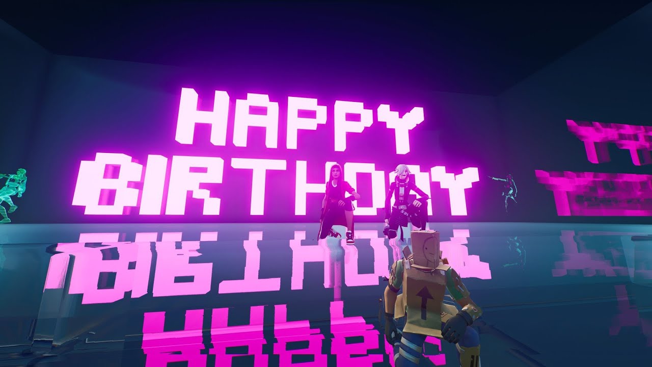 サプライズバースデーマップ フォートナイト Fortnite Inv Kotasanのクリエイティブマップ Youtube