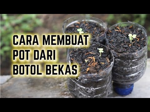 Cara Membuat  Pot  dari  Botol  Bekas Air  Mineral  YouTube