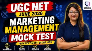 UGC NET Commerce Classes 2026 | Marketing Management UGC NET Commerce MCQs | UGC NET Commerce Unit 8