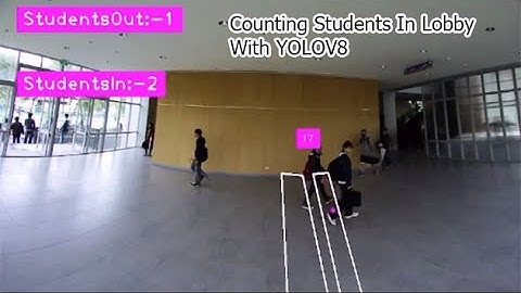 counting students in lobby using yolov8 | ylov8 object detection & tracking | computer vision
