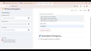 Candidate Analyser Agno Global Hackthon Project 2025