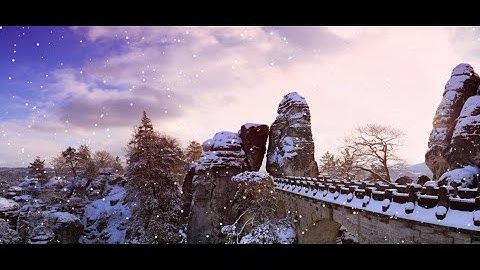 How to make a Snow fall effect by using Particle.js