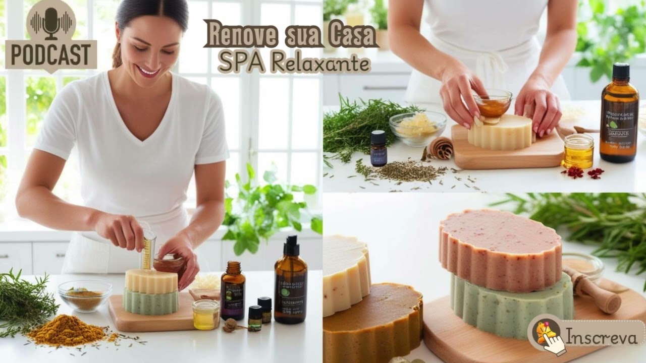 PODCAST:Dê Vida Nova ao Seu Banho: Aprenda a Fazer Sabonetes Artesanais com Aromas Incríveis!