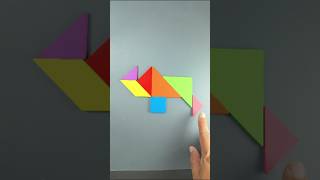 Full easy tangram drawing shape #tangram #tangrampuzzle #satisfyingart News