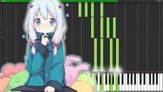 【FULL】[Eromanga-sensei OP] エロマンガ先生 OP - "Hitorigoto" (Synthesia Piano Tutorial - ピアノ Cover) chords