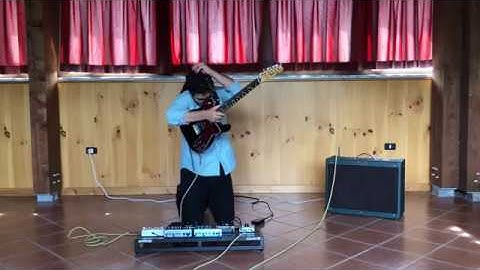 Ambient Guitar. BigSky by Strymon. Ditto x2.