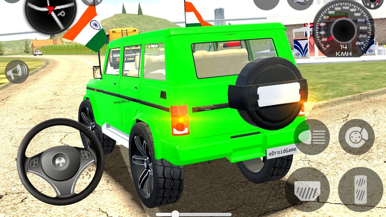 Indian Cars Simulator Mahindra Bolero (gadi game) 01 Realistic Car