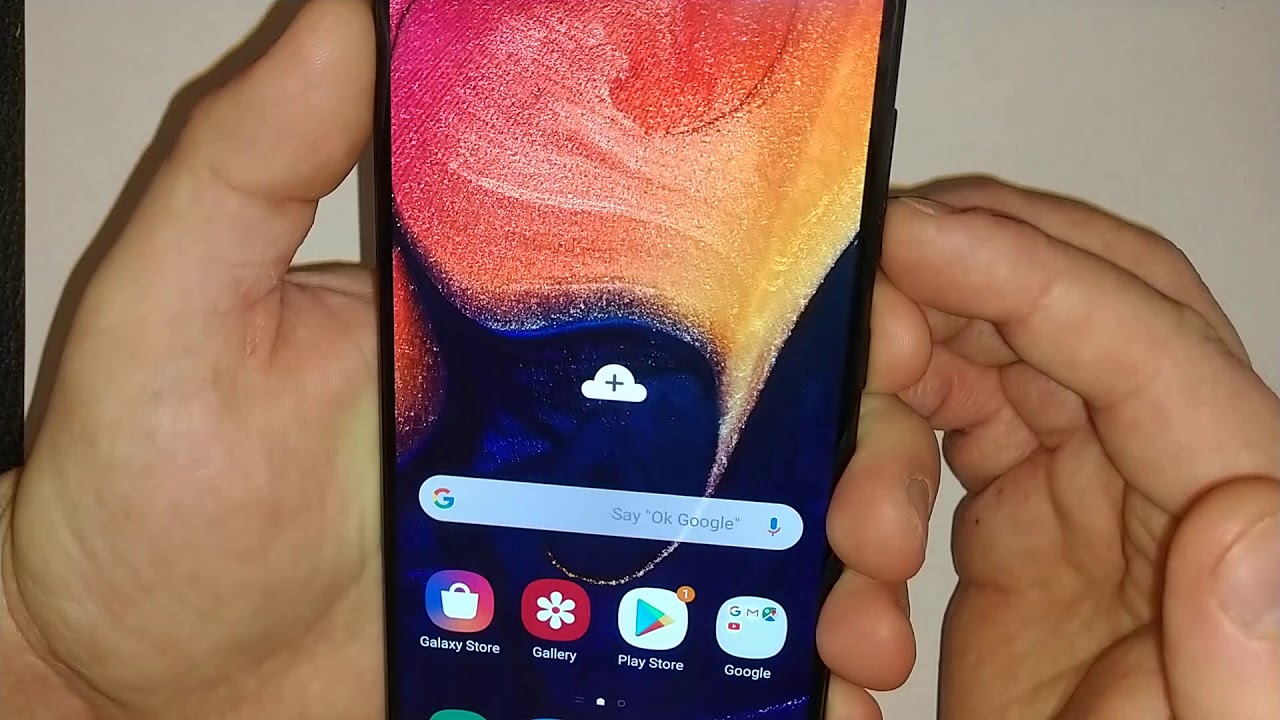 Samsung a50 how to screenshot - YouTube