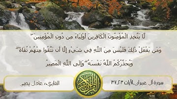 سورة آل عمران الآيات 23:37 القاريء عادل يحيى