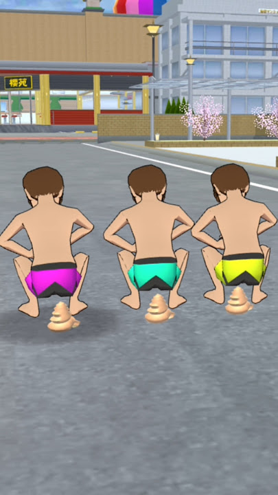 Ada kotoran di jalan 🤣#sakuraschoolsimulator #shortvideo #viralvideo #sakura