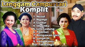 Langgam Campursari Komplit #DASASTUDIO
