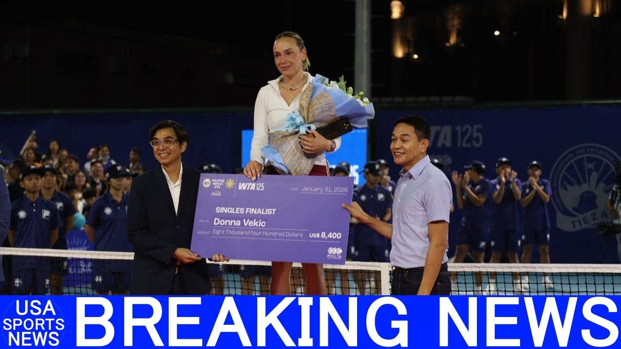 Despite loss, Donna Vekic grateful for support, warmth of Pinoys in PH Women's Open