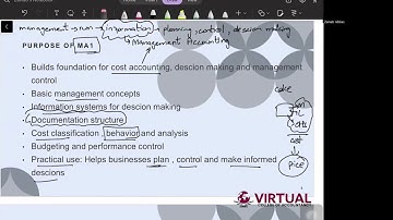 ACCA (MA1) Management Information Complete Orientation Lecture VCA