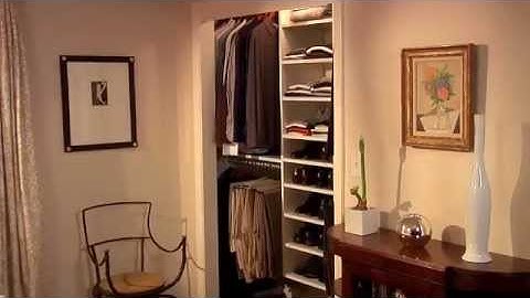 Do-It-Yourself Closet Organization Systems from EasyClosets
