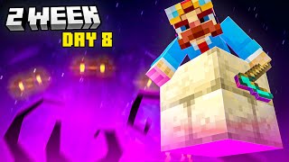 🔴 Playing Minecraft For 2 Weeks (DAY 8)