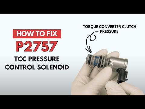 How to Fix P2757 Engine Error Code (Torque Converter Clutch Pressure Control Solenoid)