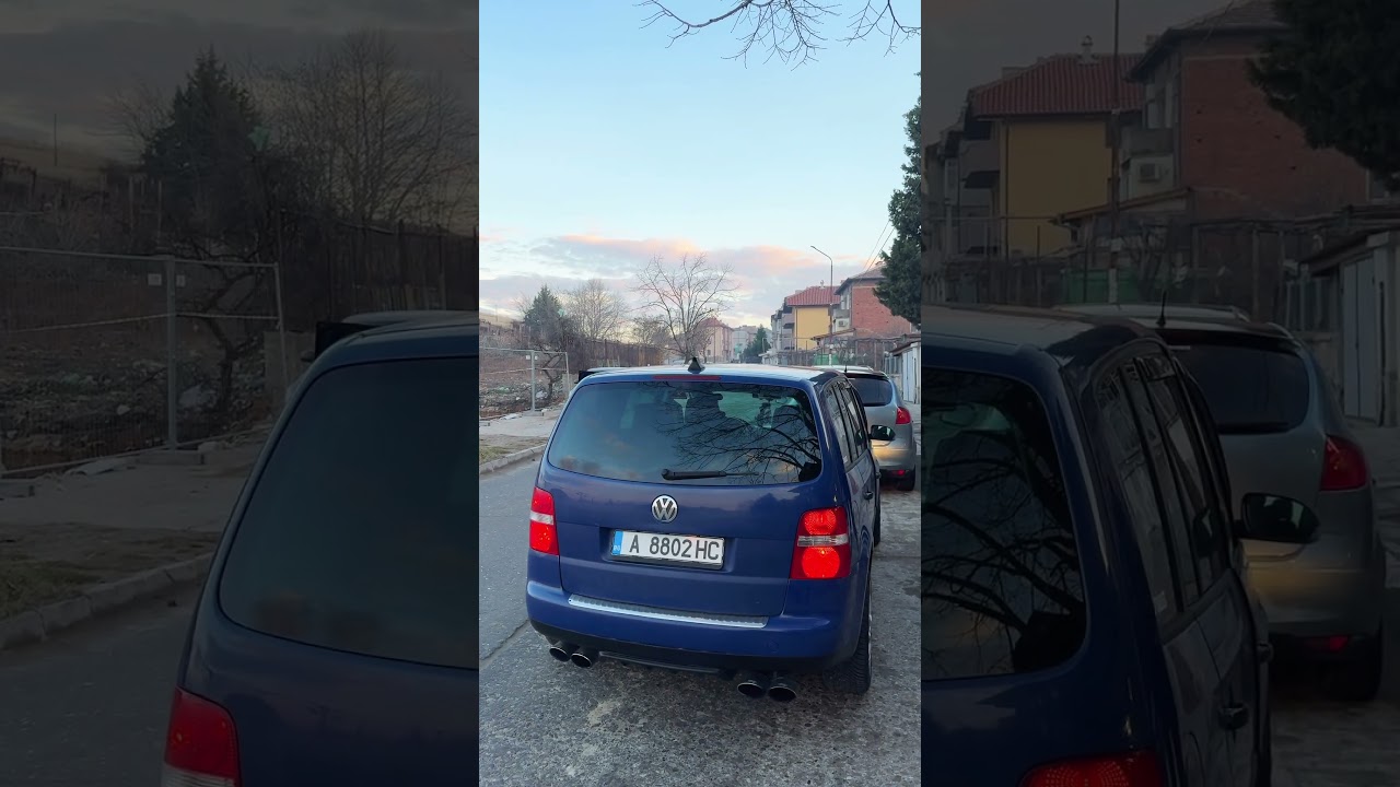 VW Touran 1.9 TDI 105 HP Stage 1 Chip Tuning Remap Popcorn Hardcut Straight Pipe 🔥