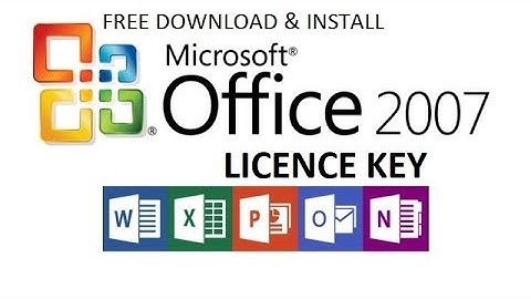 How to download & Install MS office 2007 100% Free Full version with Licence Key Description