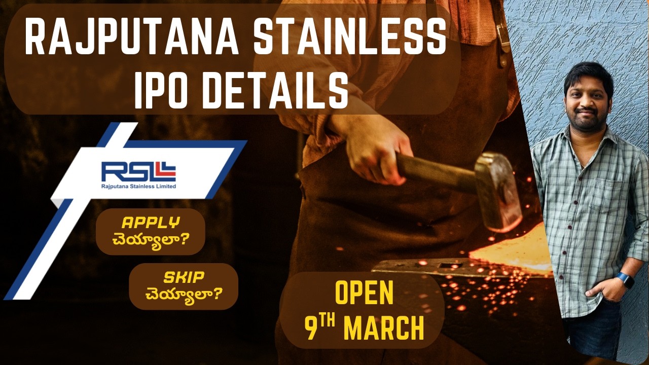 Rajputana Stainless IPO 2026 Telugu | Apply or Skip? GMP, Price Band, Lot Size Full Details