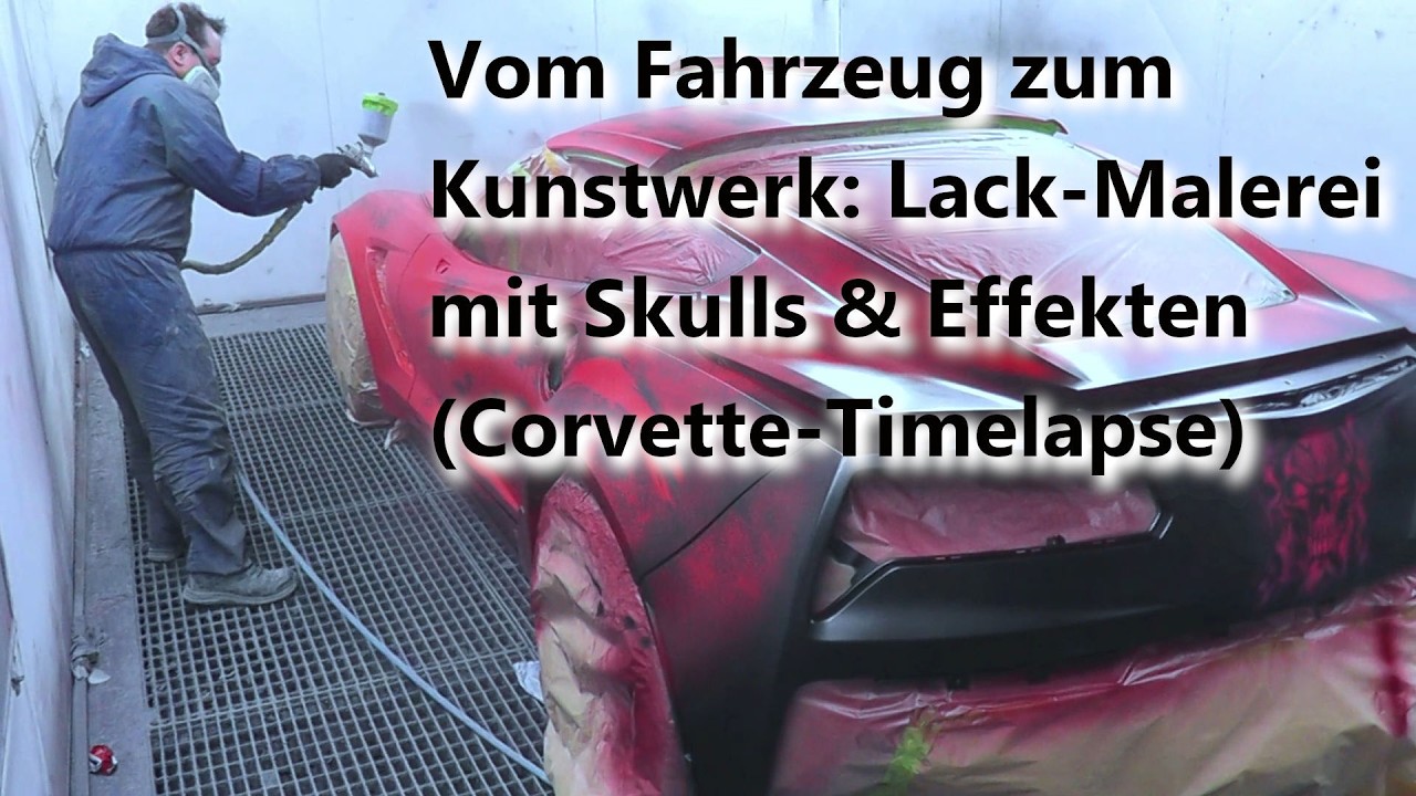 (Corvette Umlackierung) Candylackierung & Custom Painting: Die Kunst der Oberflächen-Veredelung