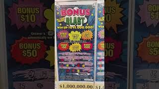 I m at the California Lottery retailer cashing in my second chance check out all these millionaire