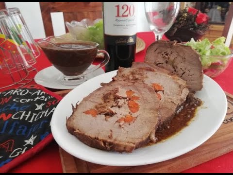 Carne mechada a la chilena - YouTube.