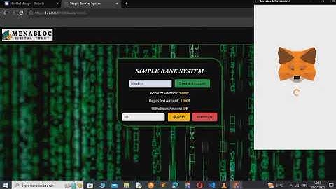 Building a Simple Banking System Smart Contract with Solidity by connecting front end