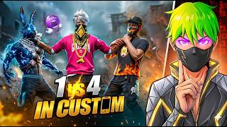 Old PGL CHHORA Back with 1vs4 Custom Gameplay🔥🤞|| Free Fire